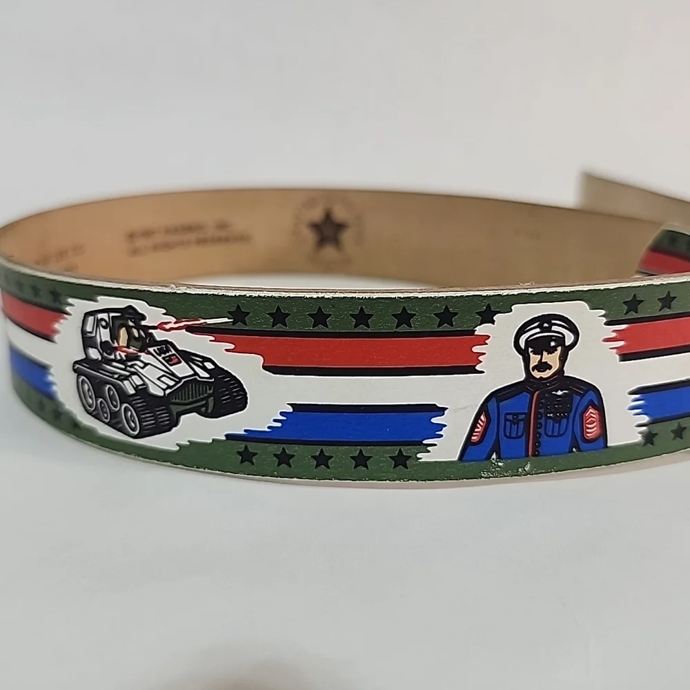 Hasbro & Lee GI Joe Youth Belt 1987 Made in USA 18-22